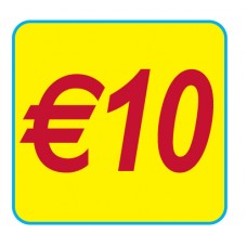 Price Point Square - 2,000 Labels - €10 